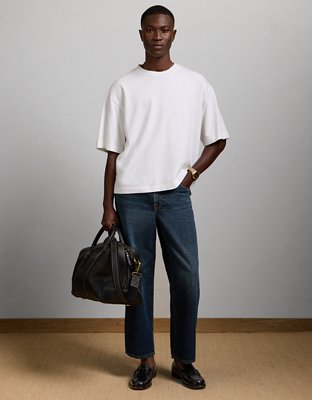 AE77 Premium Boxy T-Shirt - White