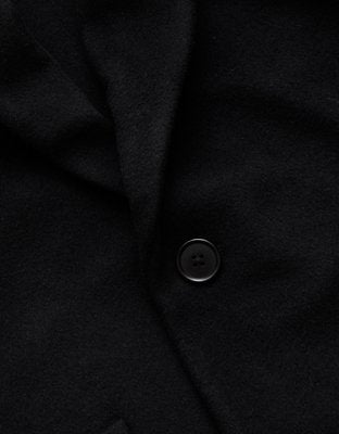 AE77 Premium Wool-Blend Blazer - Black