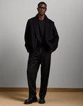 AE77 Premium Wool-Blend Blazer - Black
