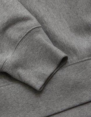 AE77 Premium Oversized Crewneck Sweatshirt - Heather Gray