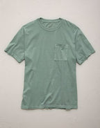 AE77 Premium Military Pocket T-Shirt - Blue