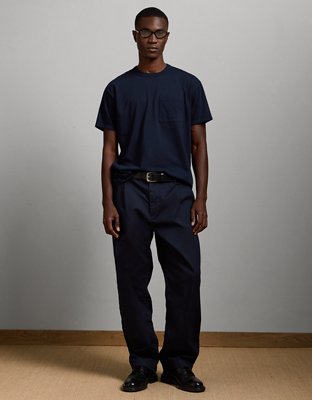 AE77 Premium Military Pocket T-Shirt - Navy