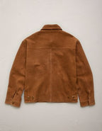 AE77 Suede Trucker Jacket - Cognac