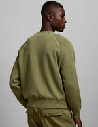 AE77 Garment-Washed Raglan Sweater - Dried Sage