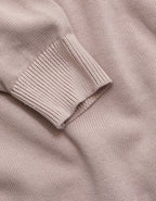 AE77 Garment-Washed Raglan Sweater - Purple