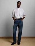 AE77 Poplin Button-Up Shirt - White