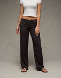 AE Low-Rise Straight Trouser - Onyx Black