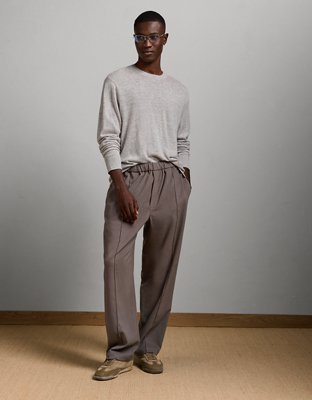 AE77 Premium Loose Trouser - Tan