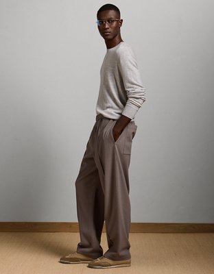 AE77 Premium Loose Trouser - Tan