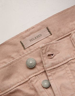 AE77 Hemp-Blend Relaxed Pant - Mauve