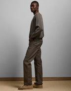 AE77 Hemp-Blend Relaxed Pant - Brown