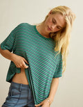 AE Soft & Sexy Waffle Crew Neck Tee - Green