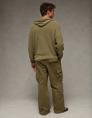 AE Lightweight Icon Sweater Hoodie - Olive