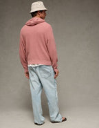AE Lightweight Icon Sweater Hoodie - Rose