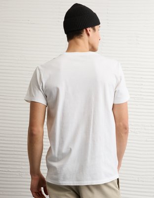 AE Slim Fit Lived-In T-Shirt - White