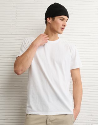 AE Slim Fit Lived-In T-Shirt - White