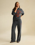 NFL Cincinnati Bengals Wide-Leg Sweatpant - Black