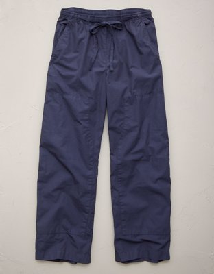 AE77 Poplin Double-Knee Pant - Navy