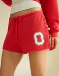 AE Ohio State Buckeyes Fleece Short - Red