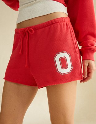 AE Ohio State Buckeyes Fleece Short - Red