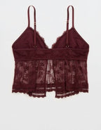 Show Off Midnight Romance Lace Bra Top - Royal Berry