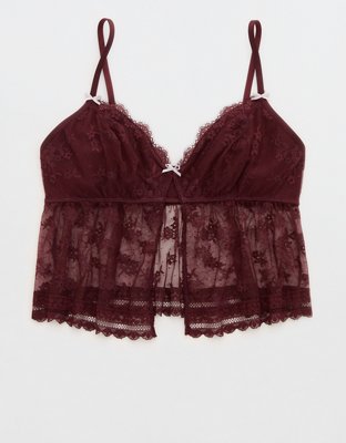 Show Off Midnight Romance Lace Bra Top - Royal Berry