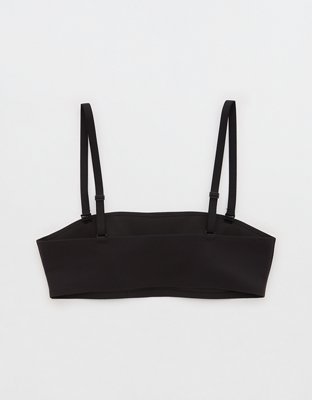 SMOOTHEZ Lightly Lined Bandeau Bralette - True Black