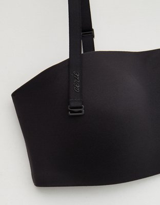 SMOOTHEZ Lightly Lined Bandeau Bralette - True Black