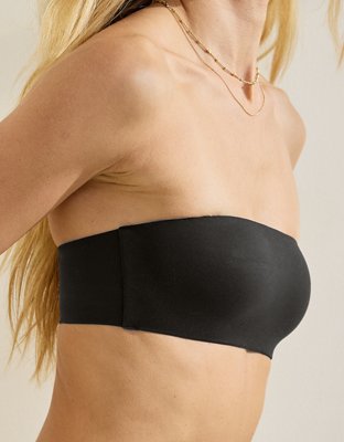 SMOOTHEZ Lightly Lined Bandeau Bralette - True Black