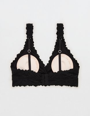 Mama By Aerie™ Rosey Lace Nursing Bralette - True Black