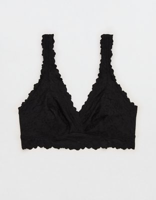 Mama By Aerie™ Rosey Lace Nursing Bralette - True Black
