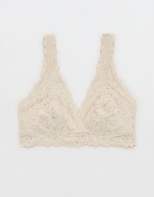 Mama By Aerie™ Rosey Lace Nursing Bralette - Vintage Vanilla
