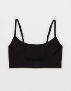 Superchill Seamless Rib Padded Scoop Bralette - True Black