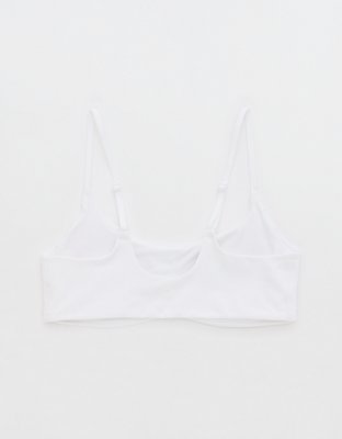 OFFLINE By Aerie The Hugger Curved Band Sports Bra - White