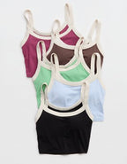 OFFLINE By Aerie Real Me Low Key Ringer Longline Sports Bra - So Fresh