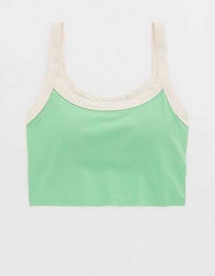 OFFLINE By Aerie Real Me Low Key Ringer Longline Sports Bra - So Fresh