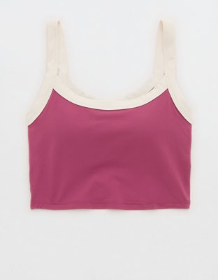 OFFLINE By Aerie Real Me Low Key Ringer Longline Sports Bra - Autumn Jam