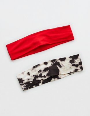 OVERSLEPT By Aerie Real Soft Headband 2-Pack - Deep Earth