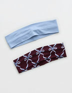 OVERSLEPT By Aerie Real Soft Headband 2-Pack - Royal Berry