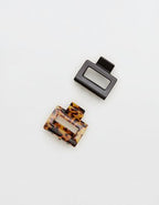 Aerie Square Hair Clip 2-Pack - Torte
