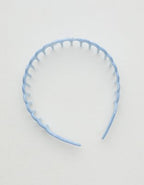 Aerie Zig Zag Headband - Eyelet Blue