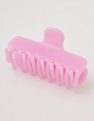 Aerie Jelly Large Claw Clip - Planet Pink