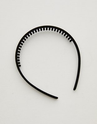 Aerie Velvet Headband - True Black