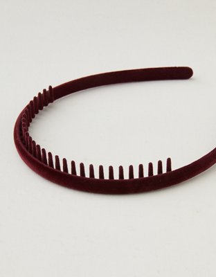 Aerie Velvet Headband - Royal Berry