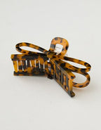 Aerie Cutout Bow Hair Clip - Torte