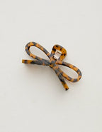 Aerie Cutout Bow Hair Clip - Torte