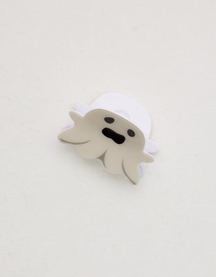 Aerie Halloween Medium Claw Clip - White