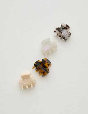 Aerie Torte Mini Hair Clip 4-Pack - Torte