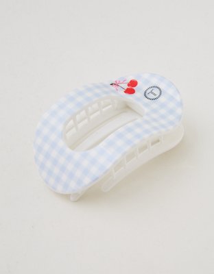 Teleties Medium Flat Clip - Blue