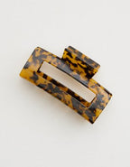 Aerie Large Rectangle Claw Clip - Brown